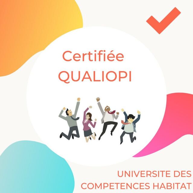 Toute l’équipe de l’Université des Compétences Habitat est ravie de vous annoncer la validation de sa certification pour son Organisme de Formation, son Centre de Formation pour Apprentis et pour la Validation des Acquis de l’Experience 👍